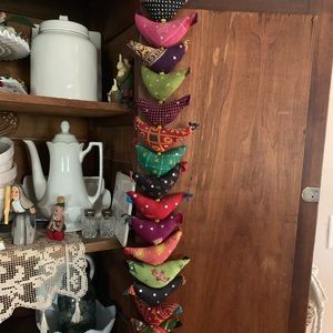 BOHO Style Door Hanger Chickens